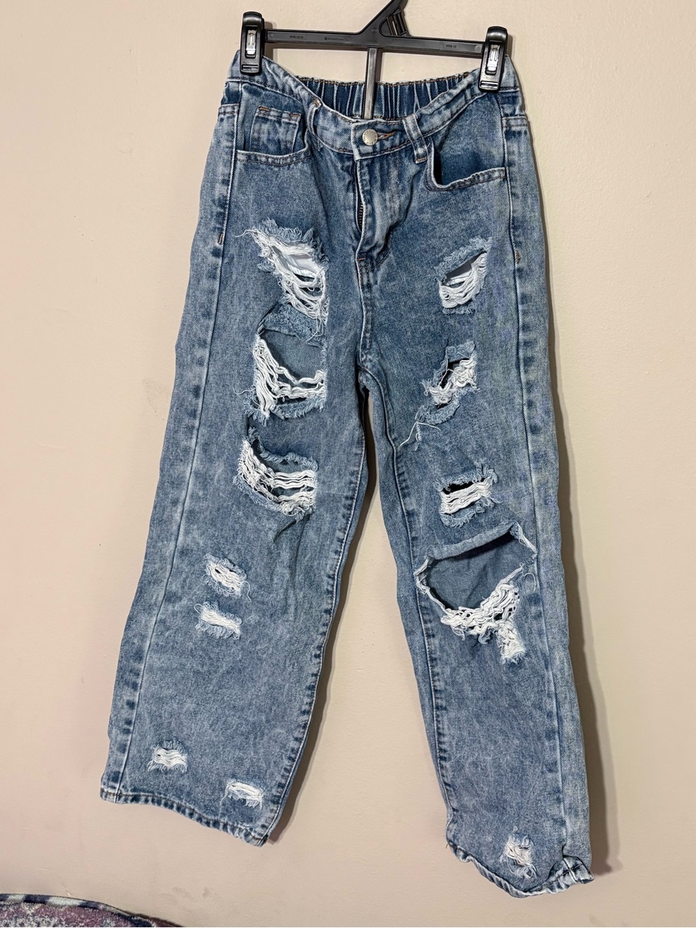 Girls blue jeans